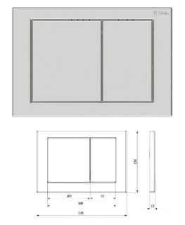 Комплект Delice Nimb 4 в 1: инсталляция крепления клавиша смыва Nimb шумоизоляция DLR 000002